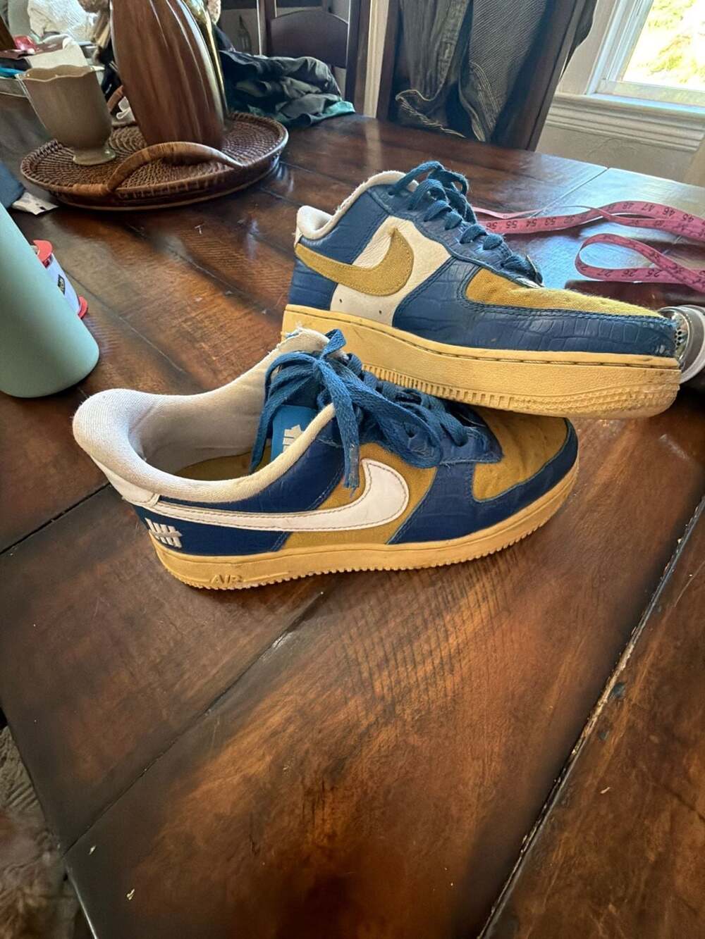 Nike Air Force 1 Low SP Undefeated Court Blue Goldtone DM8462-400